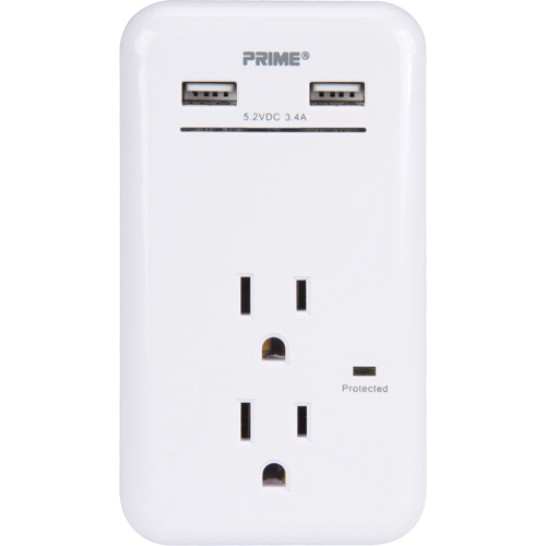 Chargeur USB Prime avec protection contre la surtension Infinity Industrial Services Inc.
