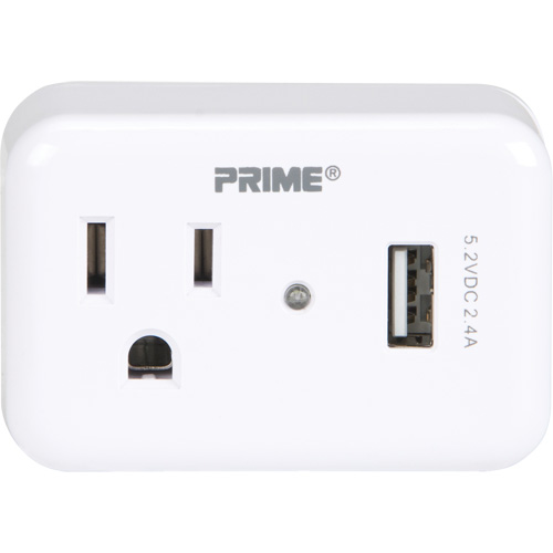 Chargeur USB Prime avec protection contre la surtension Infinity Industrial Services Inc.