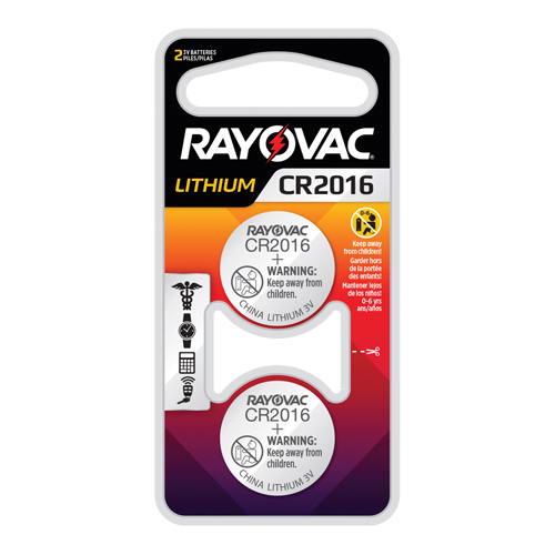 CR2016 Lithium Coin Cell Batteries, 3 V Infinity Industrial Services Inc.