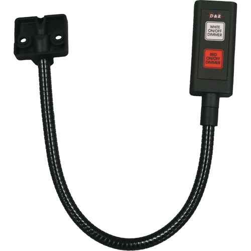 LED Gooseneck Maplight, 1 W, LED, 12" Neck, Black Infinity Industrial Services Inc.