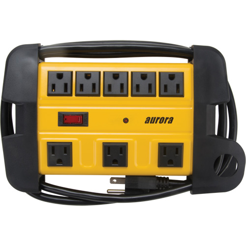 Workshop Surge Protector Power Strip, 8 Outlets, 1350 J, 1875 W, 6' Cord Infinity Industrial Services Inc.