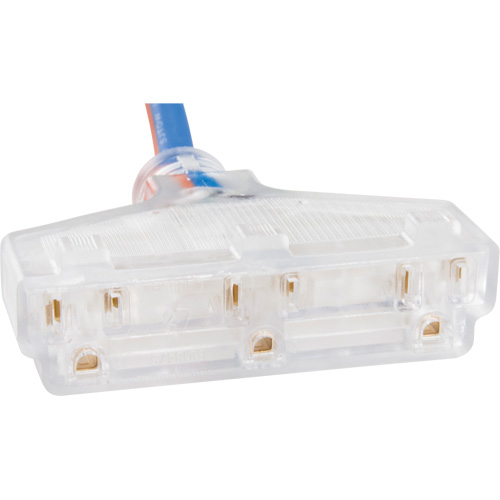 TPE-Rubber Extension Cord with Light Indicator, All-Weather, SJEOW, 12/3 AWG, 15 A, 3 Outlet(s), 25' Infinity Industrial Services Inc.