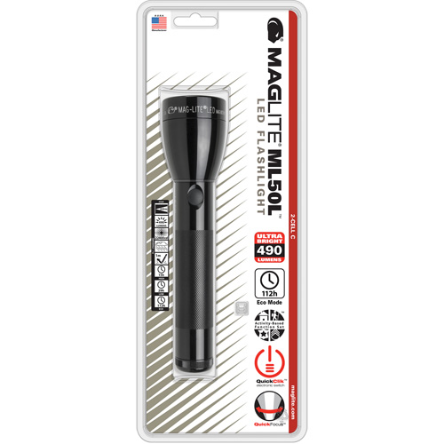 Lampe de poche, DEL, 490 lumens, Piles C Infinity Industrial Services Inc.