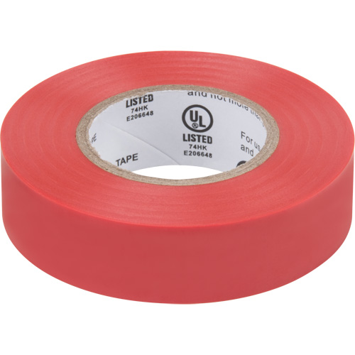 Electrical Tape, 19 mm (3/4") x 18 M (60'), Red, 7 mils Infinity Industrial Services Inc.