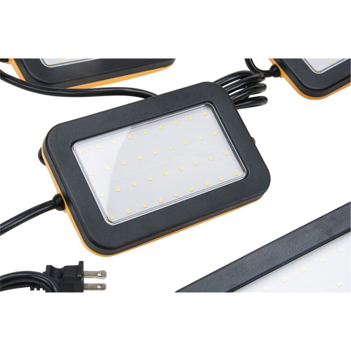 LED String Work Lights, 5 Lights, 50' L, Plastic Housing Infinity Industrial Services Inc.