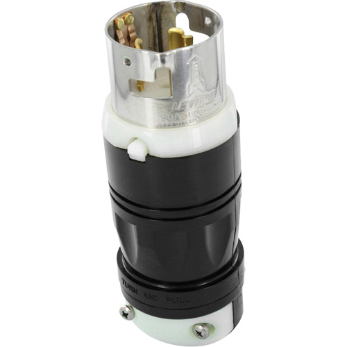 California Style Locking Plug, Nylon, 50 Amps, 120 V/250 V, Non-NEMA Infinity Industrial Services Inc.