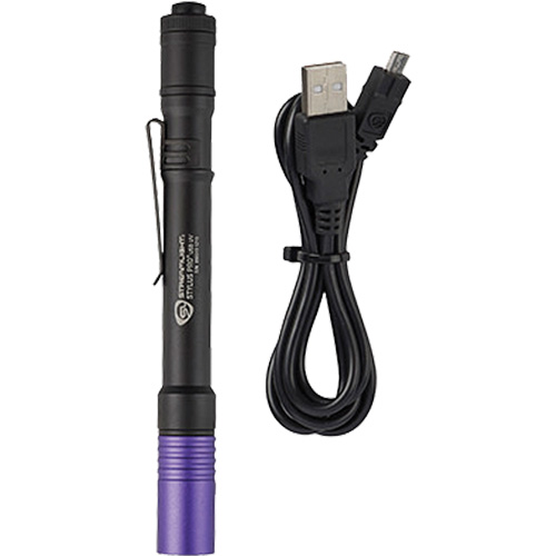 Stylus Pro&reg; USB UV Penlight, LED, Aluminum Body, Rechargeable Batteries, Included Infinity Industrial Services Inc.