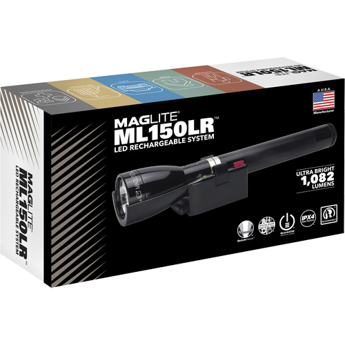 ML150LR(X) Fast-Charging Flashlight, LED, 1082 Lumens, Rechargeable Batteries Infinity Industrial Services Inc.