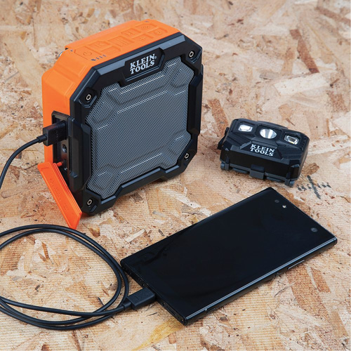 Bluetooth&reg; Jobsite Speaker with Magnet & Hook (Tool Only), Lithium-Ion Infinity Industrial Services Inc.