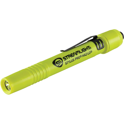Lampe stylo &agrave; s&eacute;curit&eacute; intrins&egrave;que Stylus Pro HAZ-LO, DEL, 105 lumens, piles AAA, Compris Infinity Industrial Services Inc.