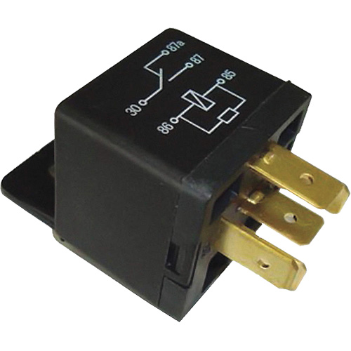 SPDT Mini Relay with Resistor, Plug, 40 Amps, 12 V Infinity Industrial Services Inc.