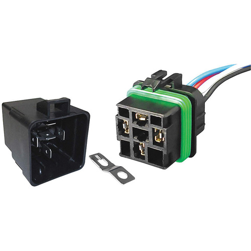 Weather-Resistant Sealed Relay & Pigtail Combo Pack, Mini-Breaker, 30 Amps, 24 V Infinity Industrial Services Inc.