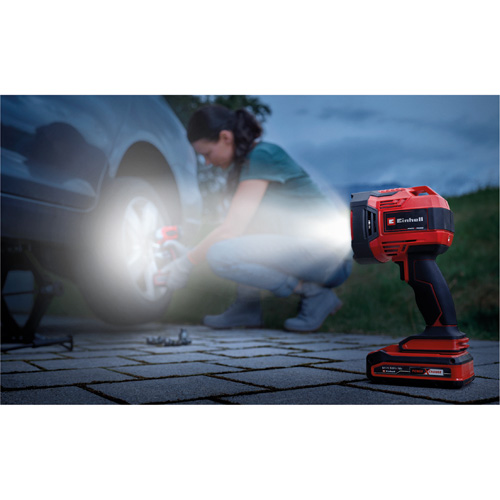 18V Cordless LED Spotlight (Tool Only), LED, 2500 Lumens, Rechargeable Batteries Infinity Industrial Services Inc.