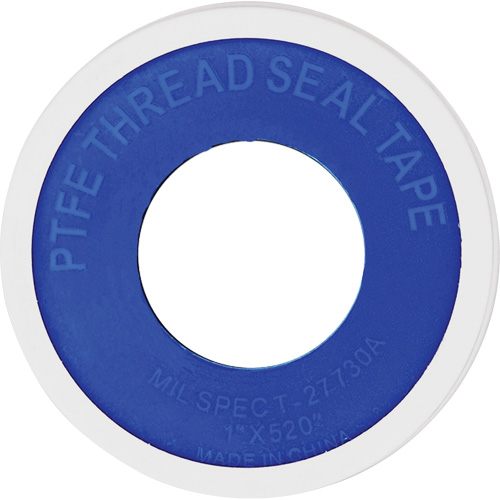 PTFE Thread Tape, 520" L x 1" W, White Infinity Industrial Services Inc.