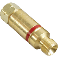 Antiretours pare-flammes - Oxy/gaz combustibles, Gaz combustibles (rouge)/Oxyg&egrave;ne (vert), Style pour adapteur de d&eacute;tendeur Infinity Industrial Services Inc.