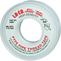 Slic-Tite&reg; PTFE Thread Tape, 300" L x 1/2" W, White Infinity Industrial Services Inc.