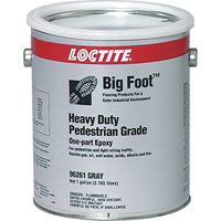 Rev&ecirc;tement antid&eacute;rapant robuste pour plancher Big Foot de calibre pi&eacute;ton, 1 gal., &eacute;poxy, Gris Infinity Industrial Services Inc.