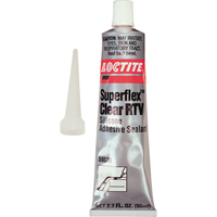 Superflex RTV Silicone Adhesive Sealant, Tube, Clear Infinity Industrial Services Inc.