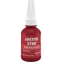 Compos&eacute; de blocage 2760 adh&eacute;sif instantan&eacute;, Rouge, &eacute;lev&eacute;, 10 ml, Bouteille Infinity Industrial Services Inc.