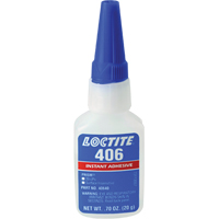Prism 406 Instant Adhesive, Clear, Bottle, 0.7 fl. oz. Infinity Industrial Services Inc.