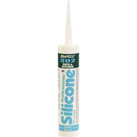 Scellant de silicone pour salle de bain et cuisine NuFlex 302 , 300 ml, Cartouche, Transparent Infinity Industrial Services Inc.
