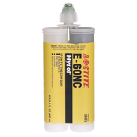 Adh&eacute;sifs structuraux non corrosifs pour les composants &eacute;lectriques E-60NC, 400 ml, Cartouche double, Deux composants, Noir Infinity Industrial Services Inc.