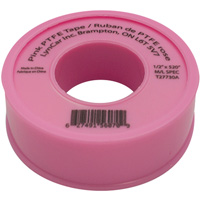 Teflon&reg; Tape, 520" L x 1/2" W, Pink Infinity Industrial Services Inc.