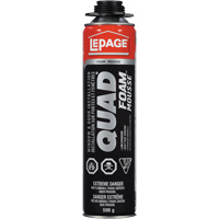 Quad&reg; Foam Window & Door Installation Foam, Aerosol Can, Tan Infinity Industrial Services Inc.