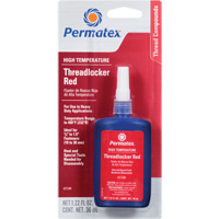 Adh&eacute;sif frein-filet pour temp&eacute;ratures &eacute;lev&eacute;es, Rouge, &eacute;lev&eacute;, 36 ml, Bouteille Infinity Industrial Services Inc.