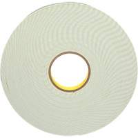 Double-Coated Foam Tape, 33 m (108') L x 25.4 mm (1") W, 62 mils, Urethane Infinity Industrial Services Inc.