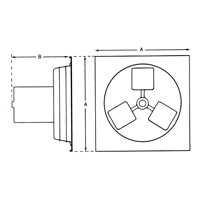 Exhaust Fan 12" 1SP Panel Series Infinity Industrial Services Inc.