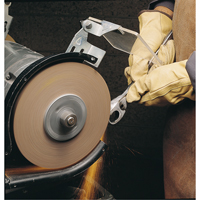 Meules d'abrasion & de polissage Scotch-brite, 6" dia. x 1" la, Arbre 1", Oxyde d'aluminium Infinity Industrial Services Inc.