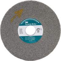 Meule d'&eacute;barbage EXL Scotch-Brite, 8" x 1", Arbre de 3" Infinity Industrial Services Inc.