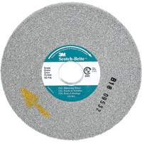Meule d'&eacute;barbage EXL Scotch-Brite, 6" x 1/2", Arbre de 1", Oxyde d'aluminium Infinity Industrial Services Inc.