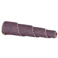 Cartouche de bande abrasive conique ALO, 100 Grain, 5/8" dia., Oxyde d'aluminium, 1-1/2" lo, 1/8" Dimension de l'arbre Infinity Industrial Services Inc.