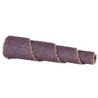 Cartouche de bande abrasive conique ALO, 60 Grain, 1" dia., Oxyde d'aluminium, 2" lo, 3/16" Dimension de l'arbre Infinity Industrial Services Inc.