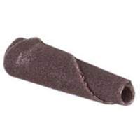 Cartouche de bande abrasive conique ALO, 120 Grain, 3/16" dia., Oxyde d'aluminium, 1" lo, 1/8" Dimension de l'arbre Infinity Industrial Services Inc.