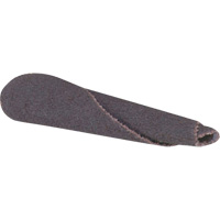 Cartouche de bande abrasive conique ALO, 320 Grain, 3/16" dia., Oxyde d'aluminium, 1" lo, 1/8" Dimension de l'arbre Infinity Industrial Services Inc.
