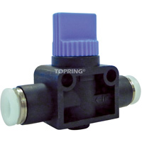 2-Way Straight Union Miniature Hand Valve, 1/4" NPT Air Inlet, 1/4" NPT Outlet, 150 PSI Infinity Industrial Services Inc.