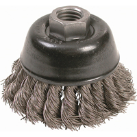 Brosses-boisseau &agrave; fils nou&eacute;s - Petites rectifieuses &agrave; grande vitesse, 2-3/4" dia. x 5/8"-11 arbre Infinity Industrial Services Inc.