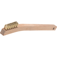 Brosses de grattage &agrave; petit manche, garnissage en V, Acier inoxydable, 3 x 7 rangs de fils, Longueur 7-7/8" Infinity Industrial Services Inc.