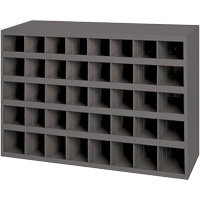 Armoires pour bacs de rangement en acier, 33-3/4" la x 8-1/2" p x 22-1/4" h, Gris Infinity Industrial Services Inc.