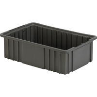 Divider Box, Polyethylene, 16.5" W x 10.9" D x 5" H, Grey Infinity Industrial Services Inc.