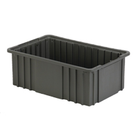 Divider Box, Polyethylene, 15.5" W x 9.9" D x 6" H, Grey Infinity Industrial Services Inc.