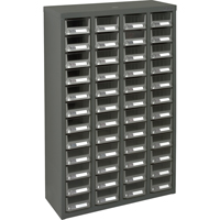 Casiers pour pi&egrave;ces KPC-400, Acier galvanis&eacute;, 48 tiroirs, 22-3/5" x 8-7/10" x 36-9/10", Gris Infinity Industrial Services Inc.