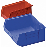 Bac en plastique, 8-1/4" la, 9" h x 18" p, Bleu Infinity Industrial Services Inc.