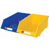 Bac empilable & &agrave; suspendre, 11-13/16" la, 7" h x 17-11/16" p, Jaune Infinity Industrial Services Inc.