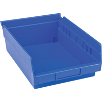 Bacs pour tablette en plastique, 8-3/8" la x 4" H x 11-5/8" p, Bleu, Capacit&eacute; 15 lb Infinity Industrial Services Inc.