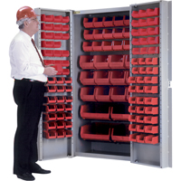 Deep-Door Combination Cabinet, 38" W x 24" D x 72" H, 36 Shelves Infinity Industrial Services Inc.