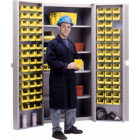 Deep-Door Combination Cabinet, 38" W x 24" D x 72" H, 4 Shelves Infinity Industrial Services Inc.